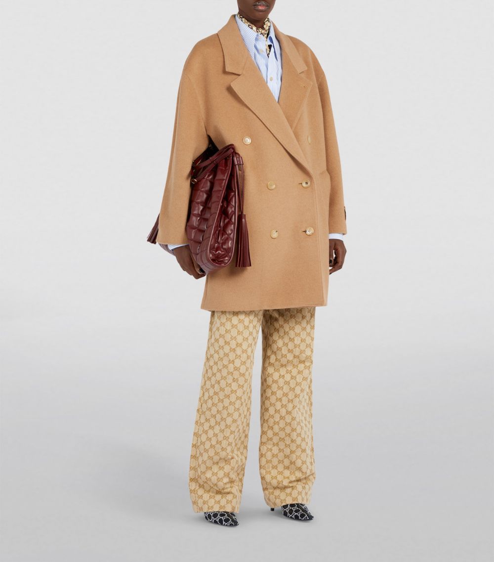 Gucci Gucci Wool-Blend Double-Breasted Coat
