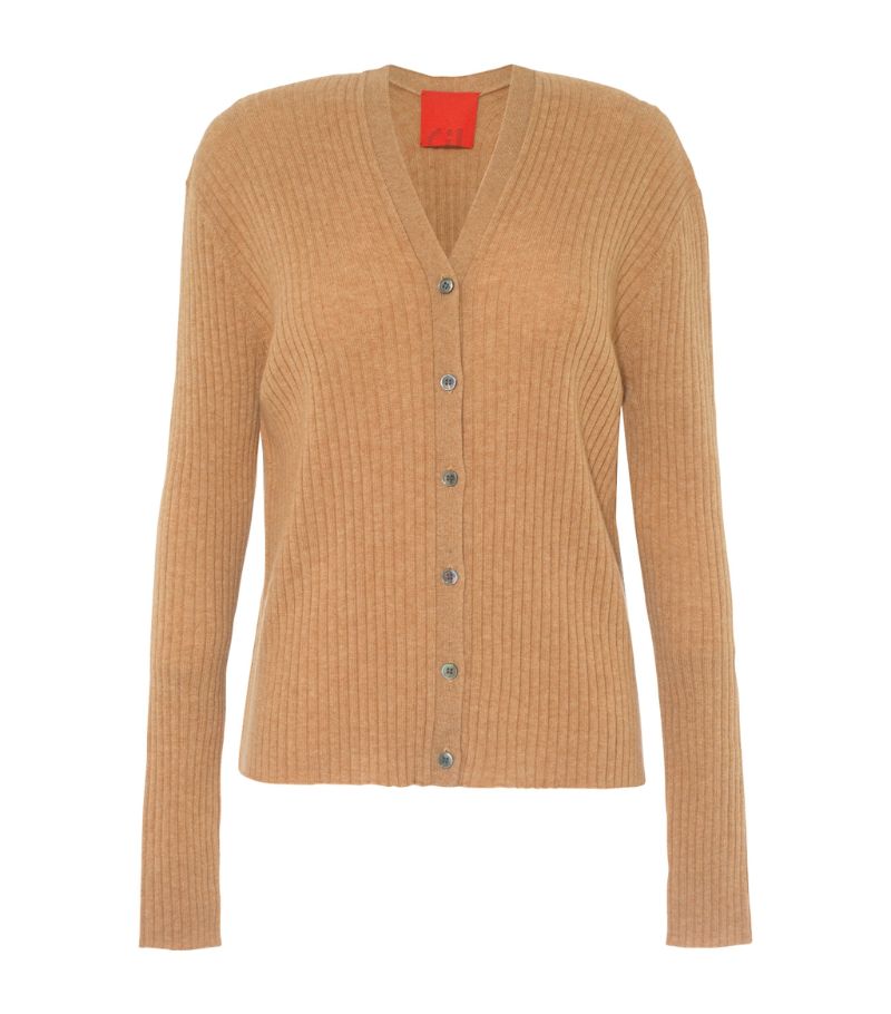Cashmere In Love Cashmere In Love Inez Ribbed Cropped Cardigan