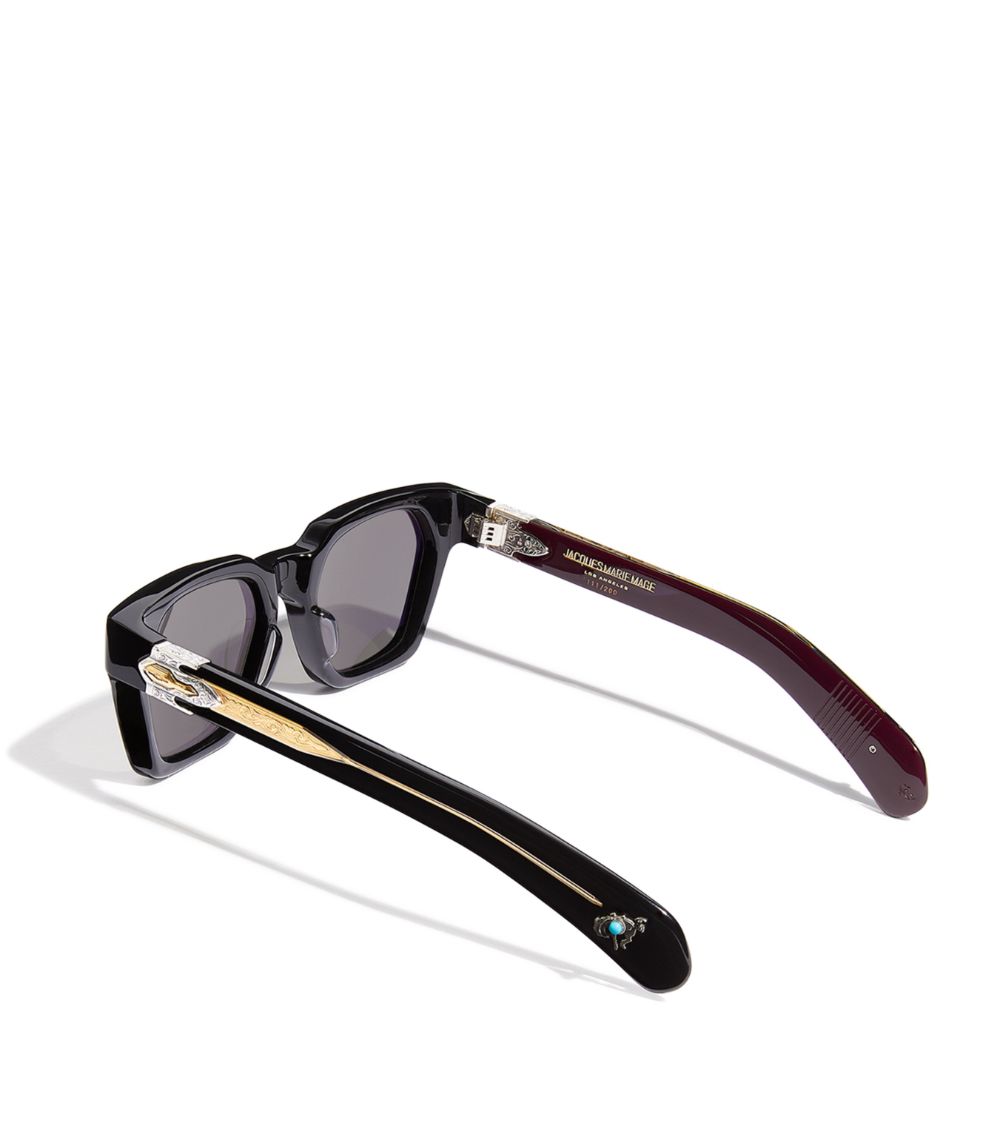 Jacques Marie Mage Jacques Marie Mage Sterling Silver-Trim Sterett Sunglasses