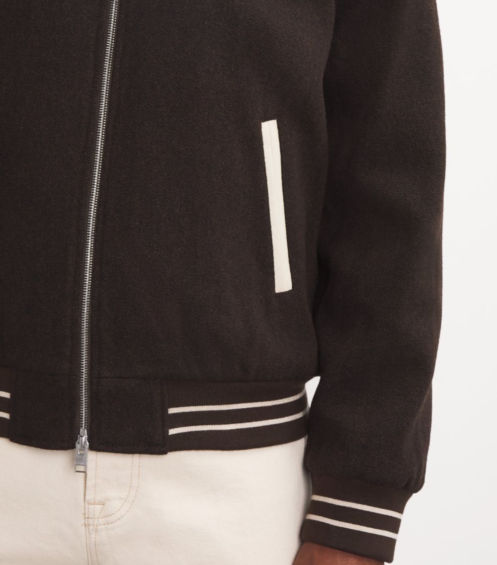 Frame Frame Wool-Blend Bomber Jacket