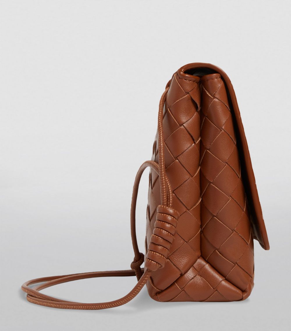 Bottega Veneta Bottega Veneta Mini Leather Intrecciato Cross-Body Bag