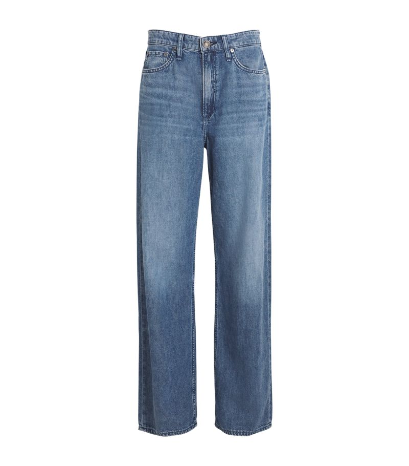 Rag & Bone Rag & Bone Featherweight Logan Mid-Rise Wide-Leg Jeans