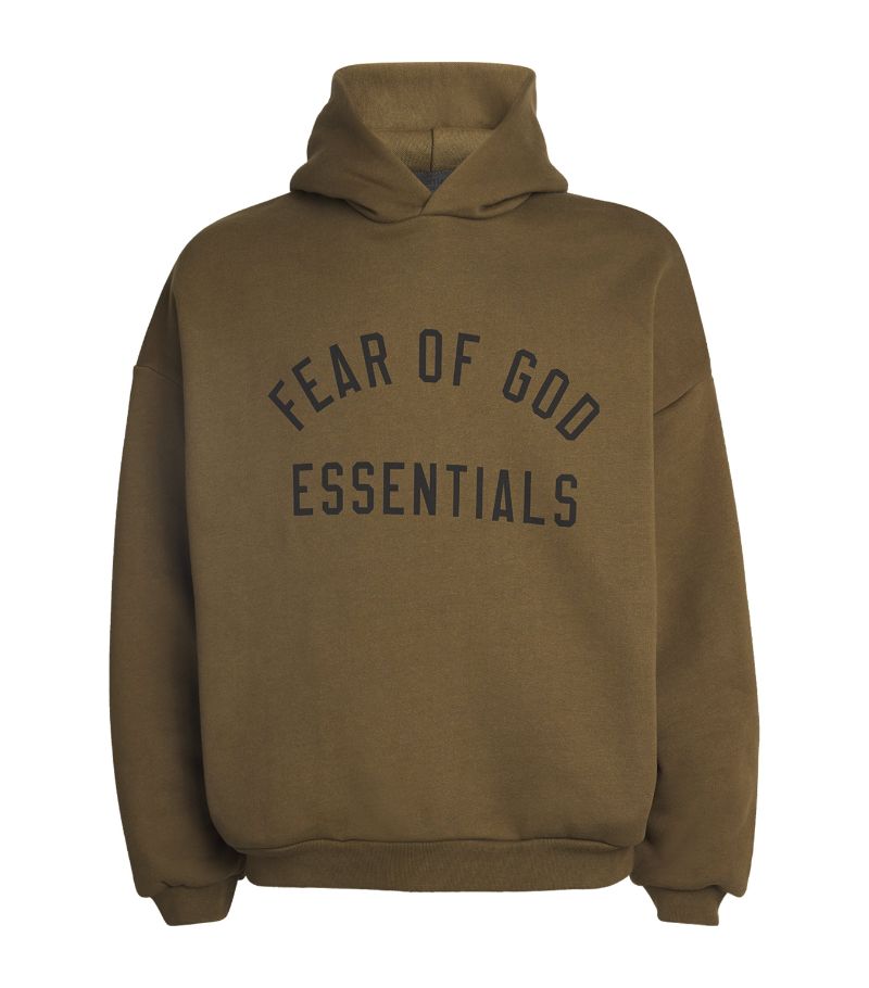 Fear Of God Essentials Fear Of God Essentials Cotton-Blend Logo Hoodie