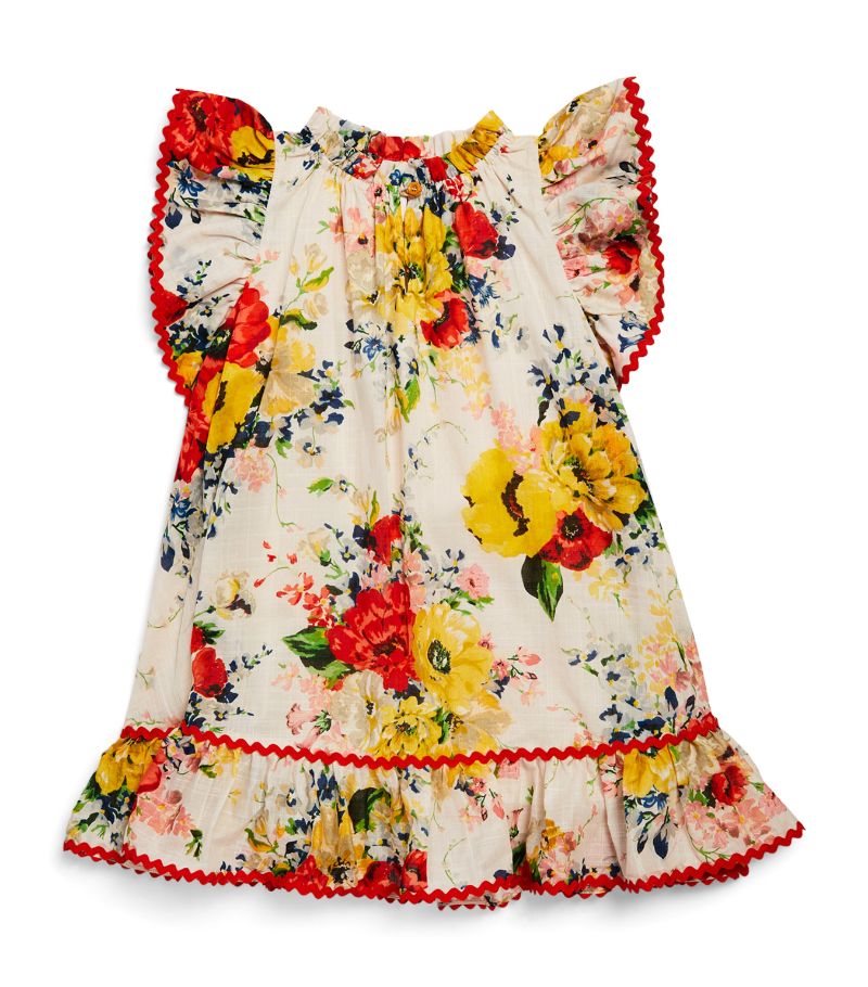 Zimmermann Kids Zimmermann Kids Floral Alight Frill Dress (2-10 Years)