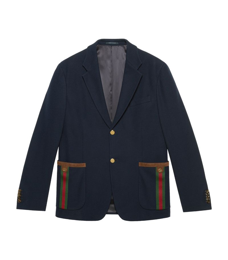 Gucci Gucci Web Stripe Blazer