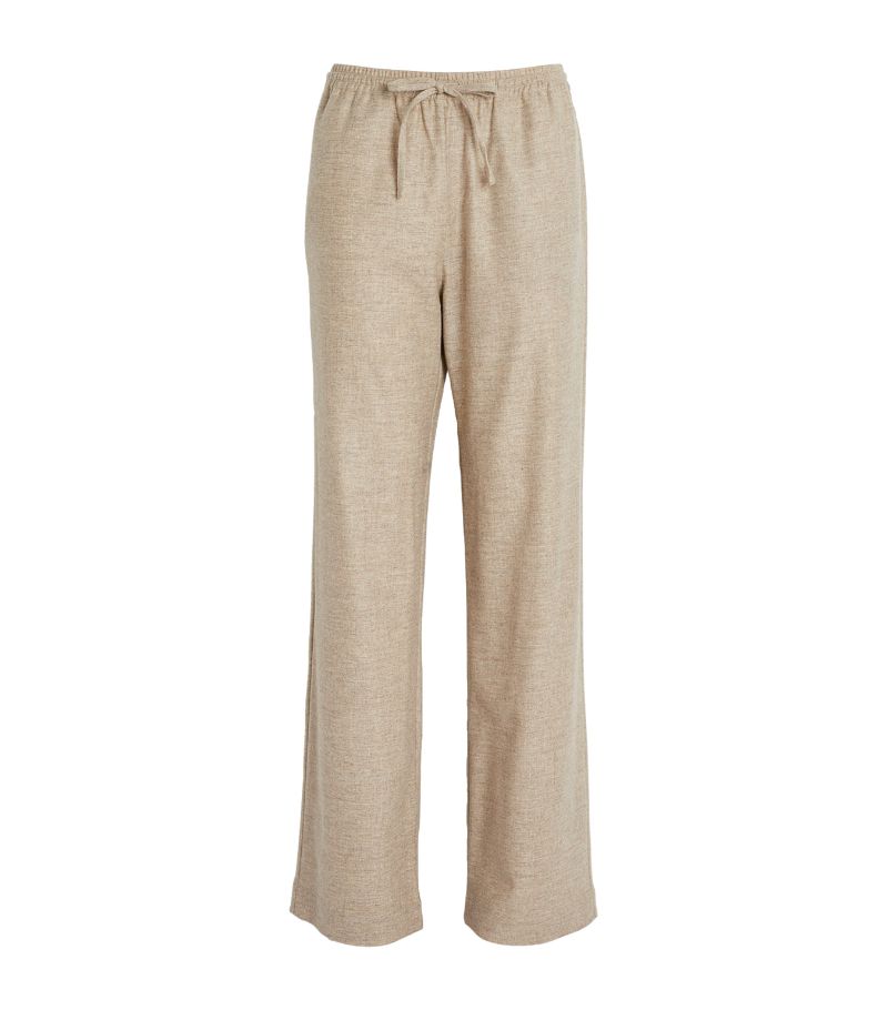 Asceno Asceno Wool-Cashmere Aurelia Trousers