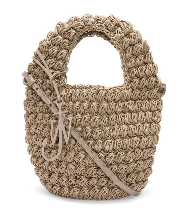 Jw Anderson Jw Anderson Medium Woven Popcorn Basket Bag