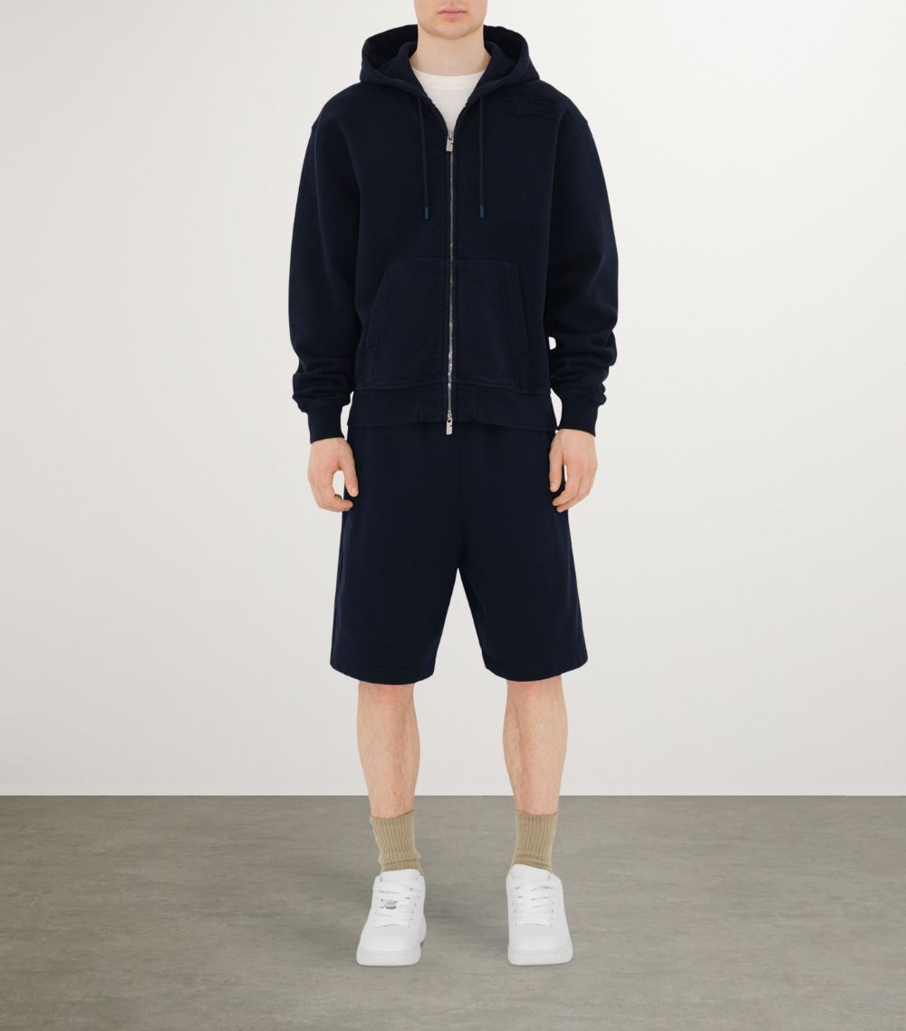 Burberry Burberry Relaxed Ekd Zip-Up Hoodie