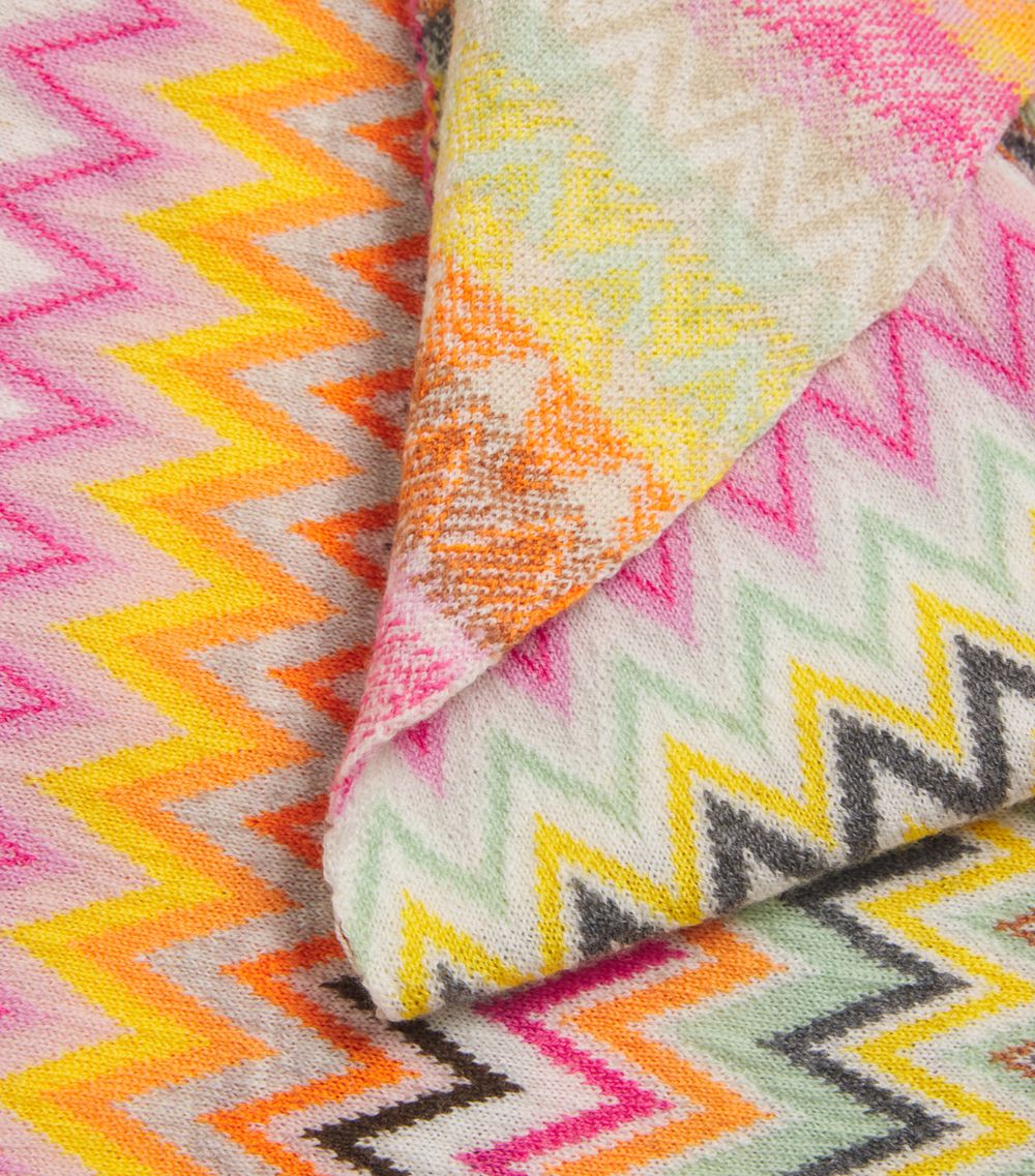 Missoni Kids Missoni Kids Wool Zig-Zag Scarf