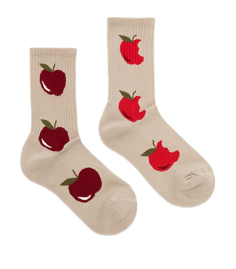 Jw Anderson Jw Anderson Apple Print Socks