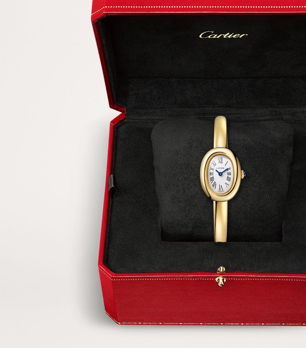 Cartier Cartier Mini Yellow Gold Baignoire Watch 18.7Mm (Size 15)