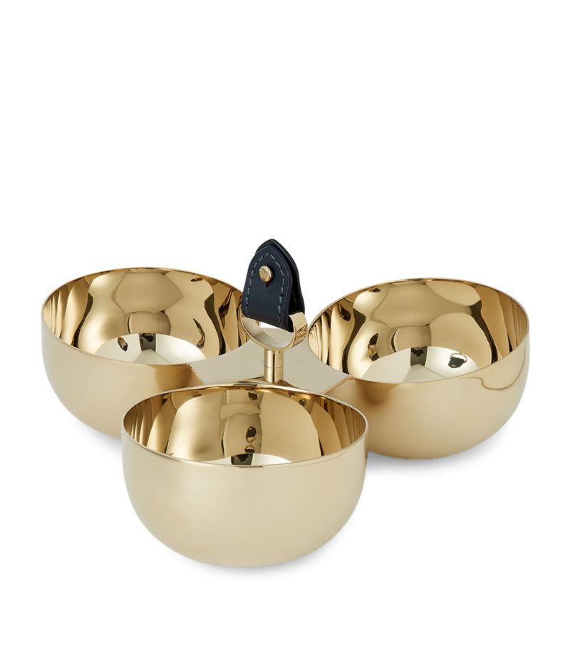 Ralph Lauren Home Ralph Lauren Home Stainless Steel Wyatt Triple Nut Bowl (11.5Cm)