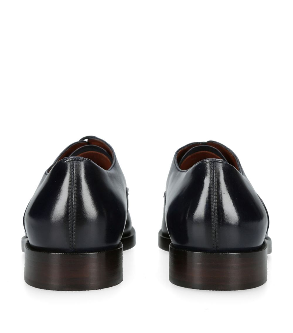 zegna Zegna Leather Torino Oxford Shoes