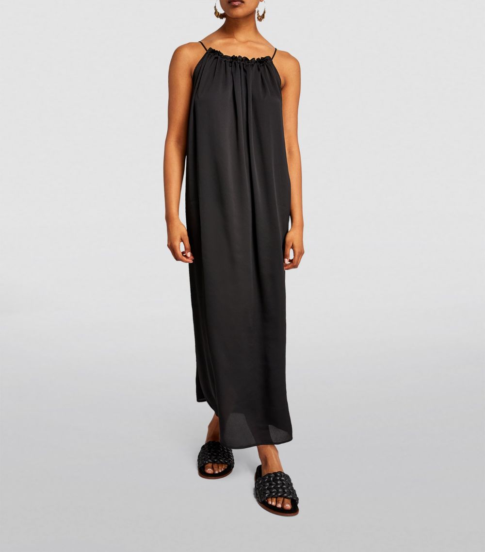 Gottex Gottex Linen Queen Of Paradise Maxi Dress