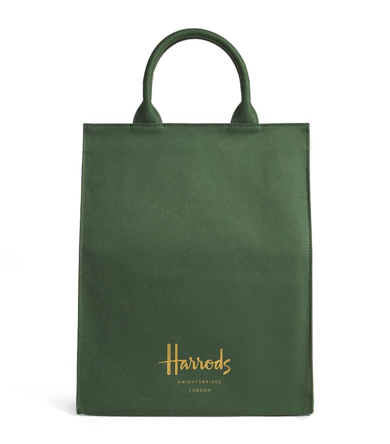 Harrods Harrods Medium Cotton Logo Tote Bag