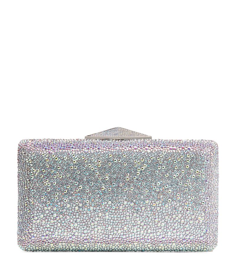 Jimmy Choo Jimmy Choo Crystal-Embellished Clemmie Clutch Bag