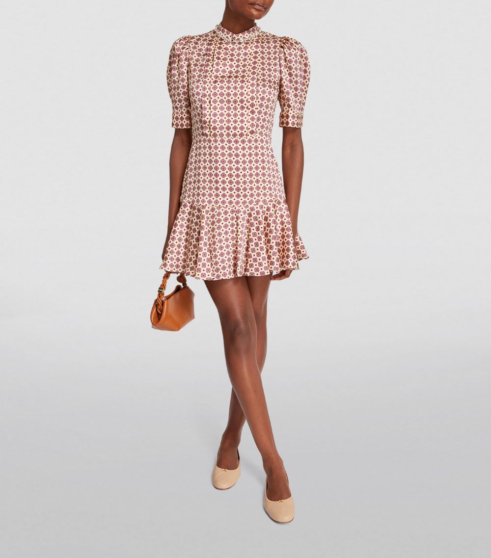  Sandro Printed Mini Dress