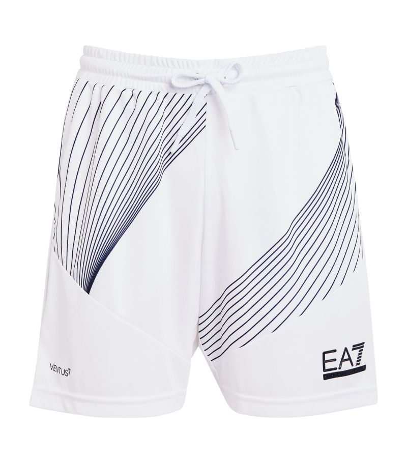 EA7 Emporio Armani Ea7 Emporio Armani Tennis Pro Print Shorts