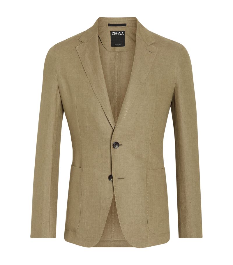 zegna Zegna Oasi Linen Blazer