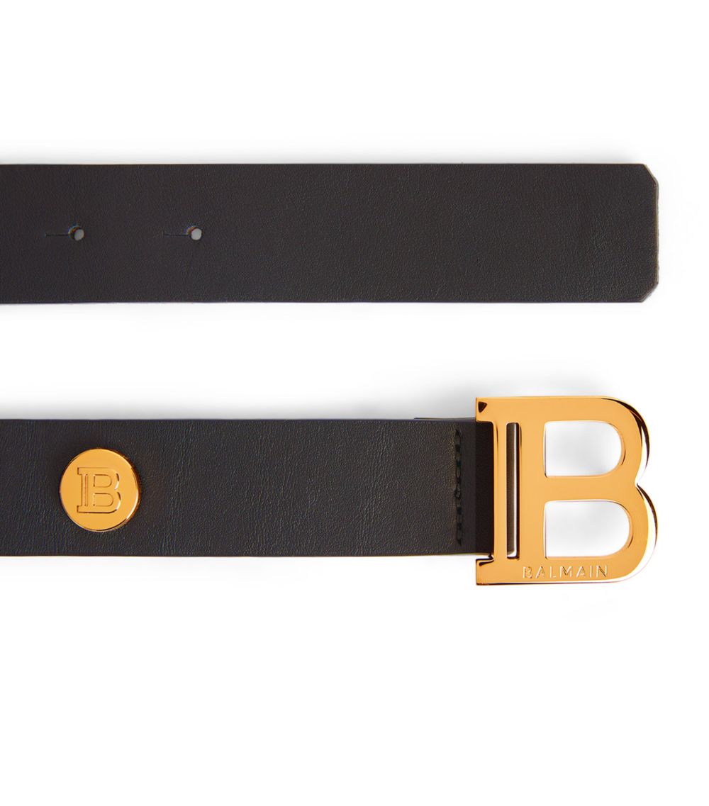 Balmain Balmain Kids Logo-Detail Belt