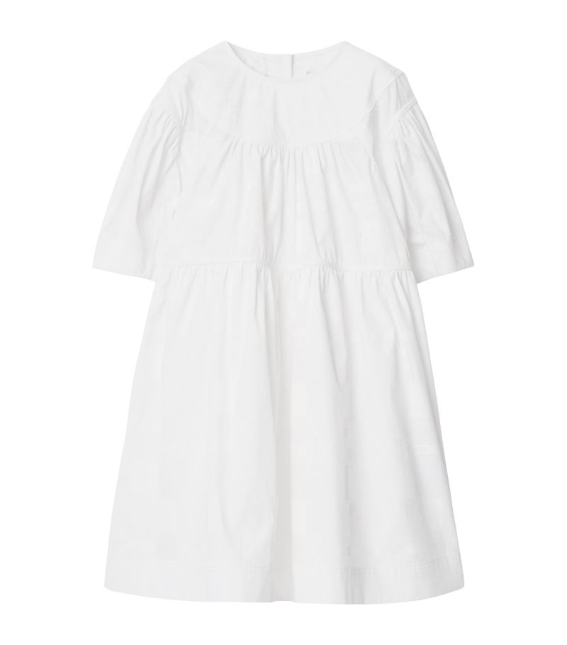 Burberry Burberry Kids Stretch-Cotton Long-Sleeve Dress (3-14 Years)