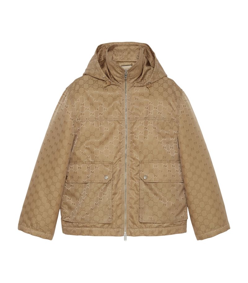 Gucci Gucci Nylon Canvas Gg Jacket