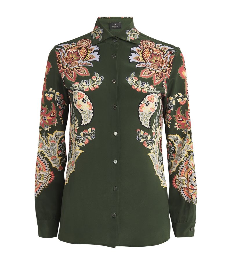 Etro Etro Silk Paisley Print Shirt