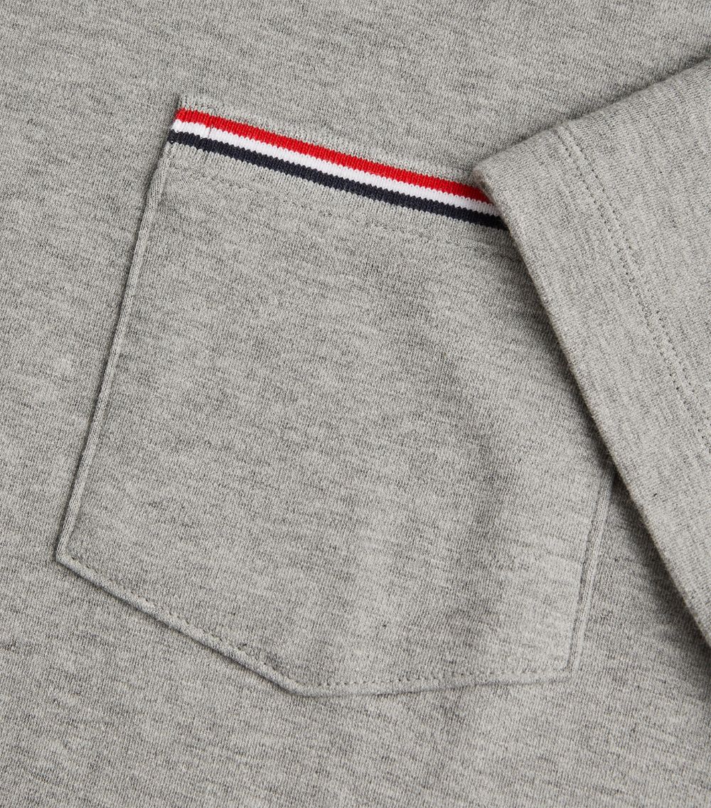 Thom Browne Thom Browne Oversized Tricolour Pocket T-Shirt