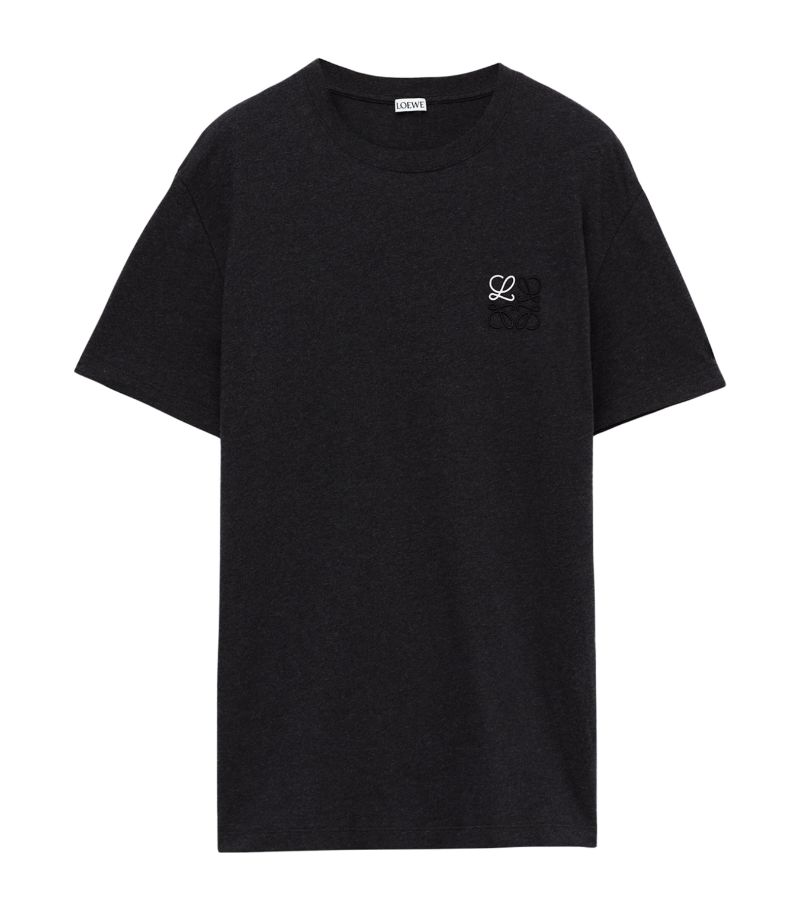 Loewe Loewe Embroidered Mini Anagram T-Shirt