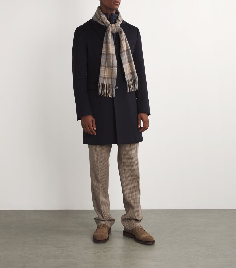 Sunspel Sunspel Cashmere Check Scarf