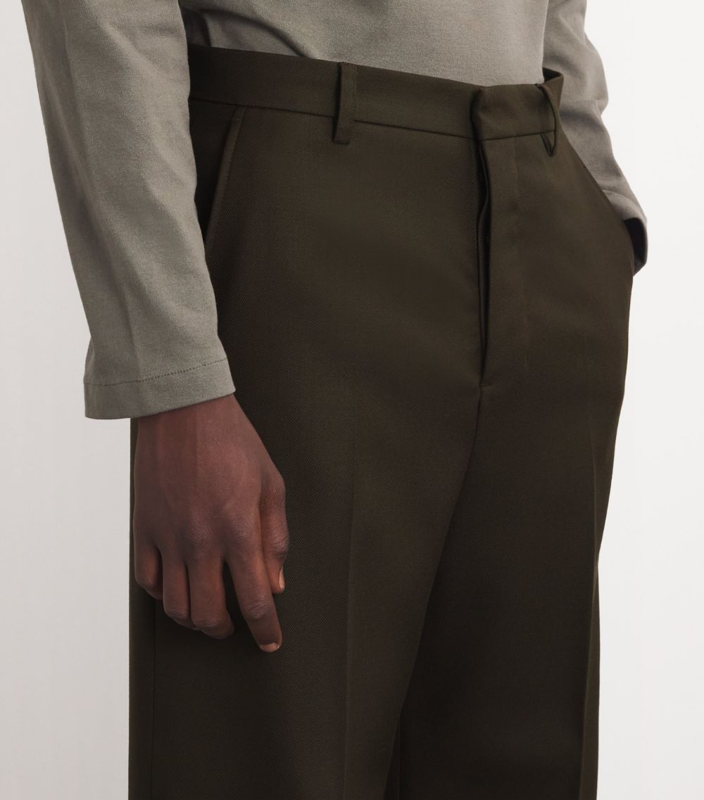 Ami Paris Ami Paris Virgin Wool Tailored Trousers