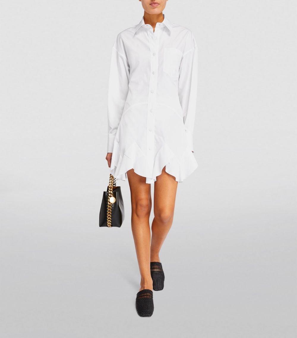 Stella McCartney Stella Mccartney Ruffle-Hem Shirt Dress