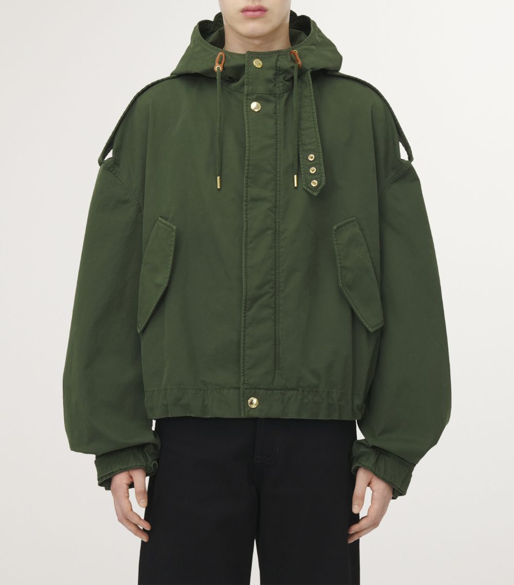 Alexander McQueen Alexander Mcqueen Cotton Hooded Jacket