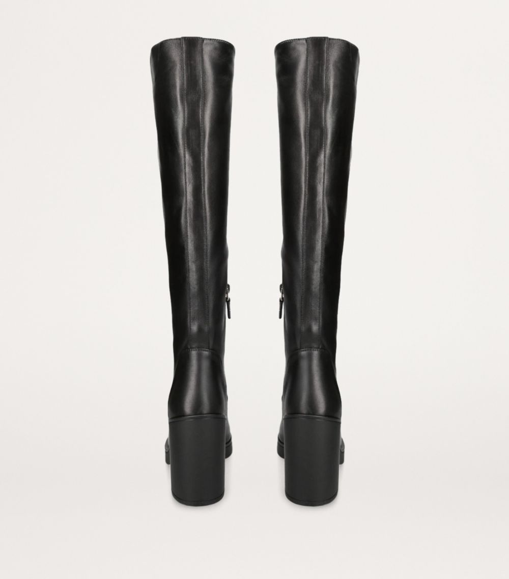 Stuart Weitzman Stuart Weitzman Leather Bethany Knee-High Boots 80