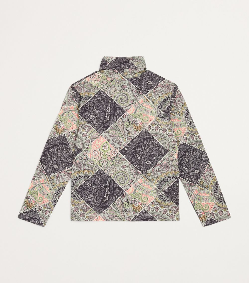  Etro Kids Stretch-Cotton Paisley Top (4-16 Years)