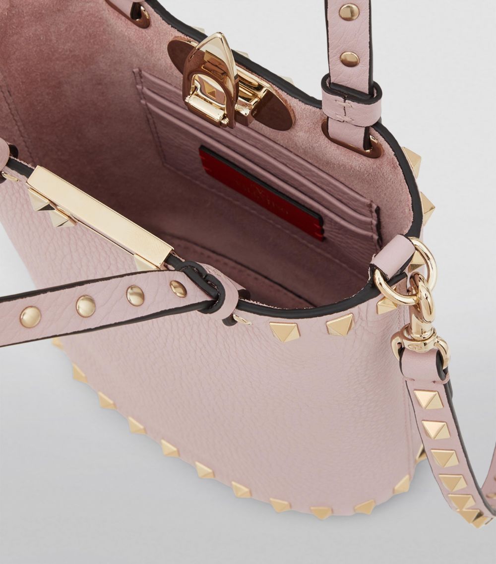 VALENTINO GARAVANI Valentino Garavani Leather Rockstud Top-Handle Bag