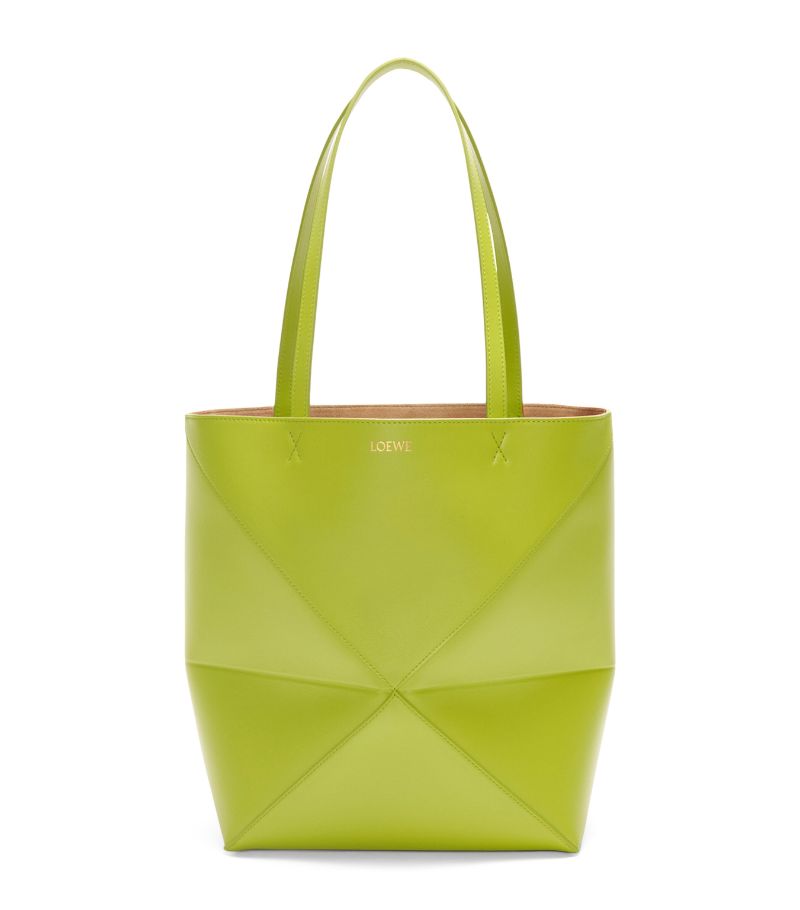 Loewe Loewe Medium Leather Puzzle Fold Tote Bag