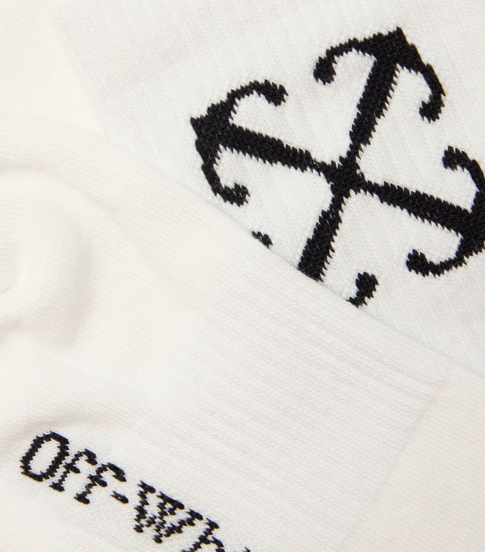 OFF-WHITE Off-White Arrows Mid-Calf Socks