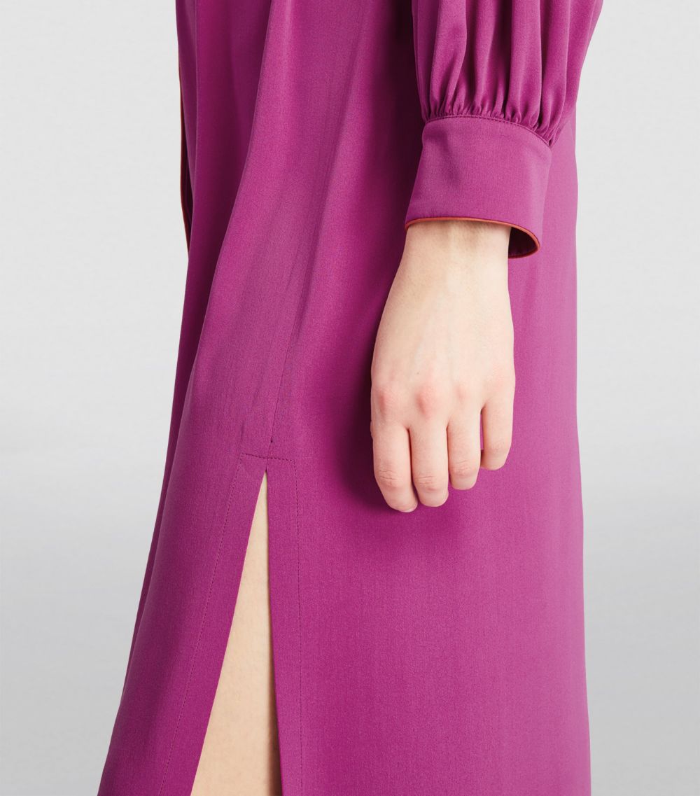 Max Mara Max Mara Silk Midi Shirt Dress