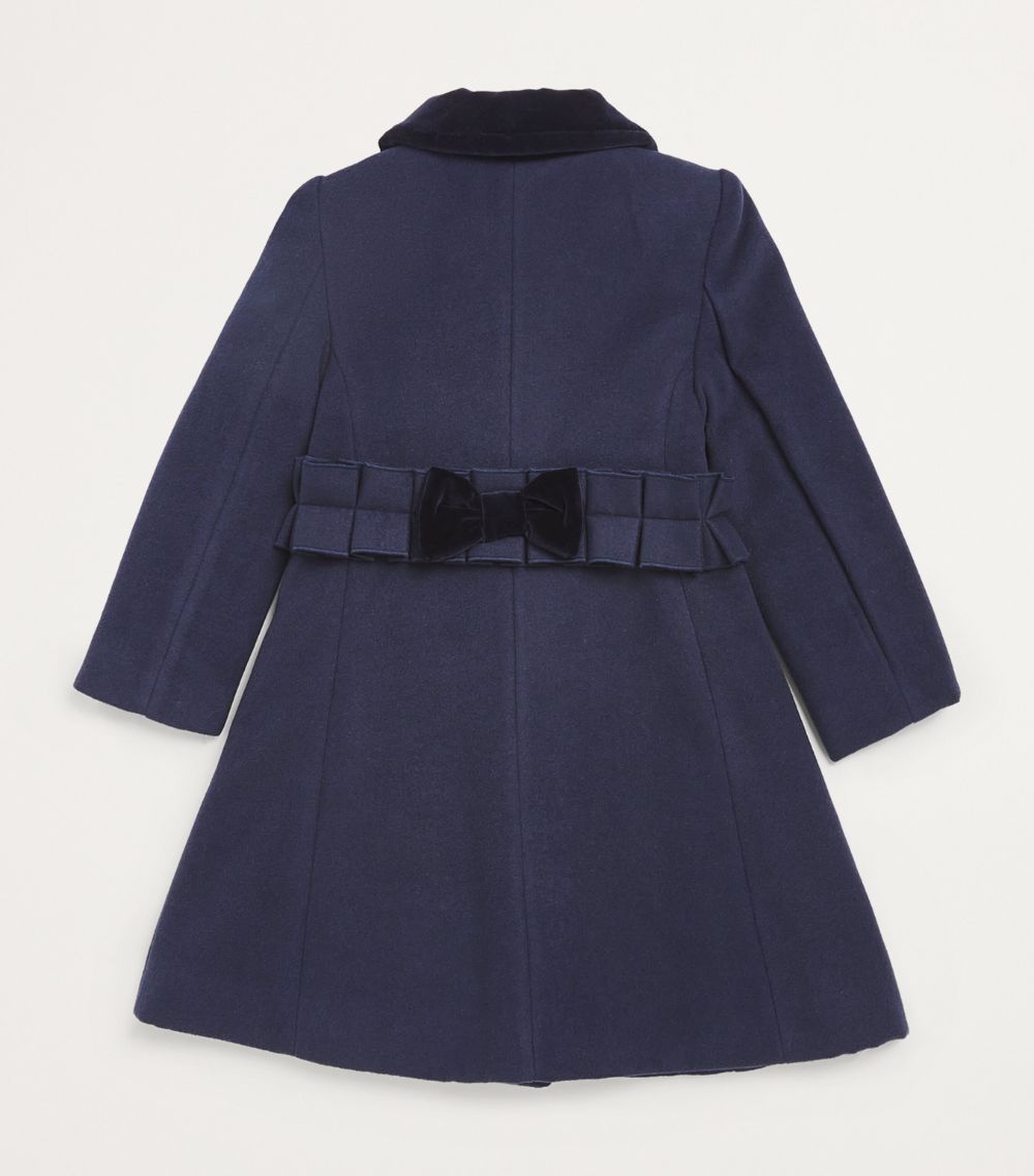 Patachou Patachou Velvet-Trim Pea Coat (3-12 Years)