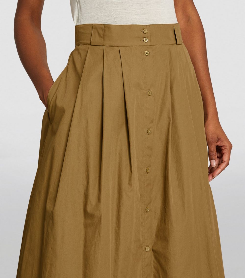 Max & Co. Max & Co. Cotton Poplin Midi Skirt