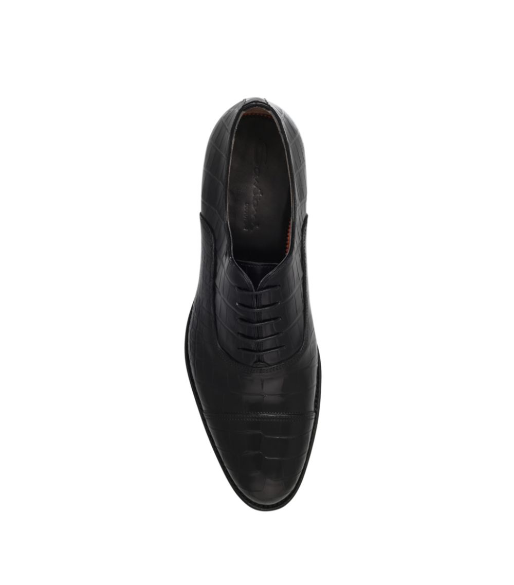 Santoni Santoni Crocodile Oxford Shoes