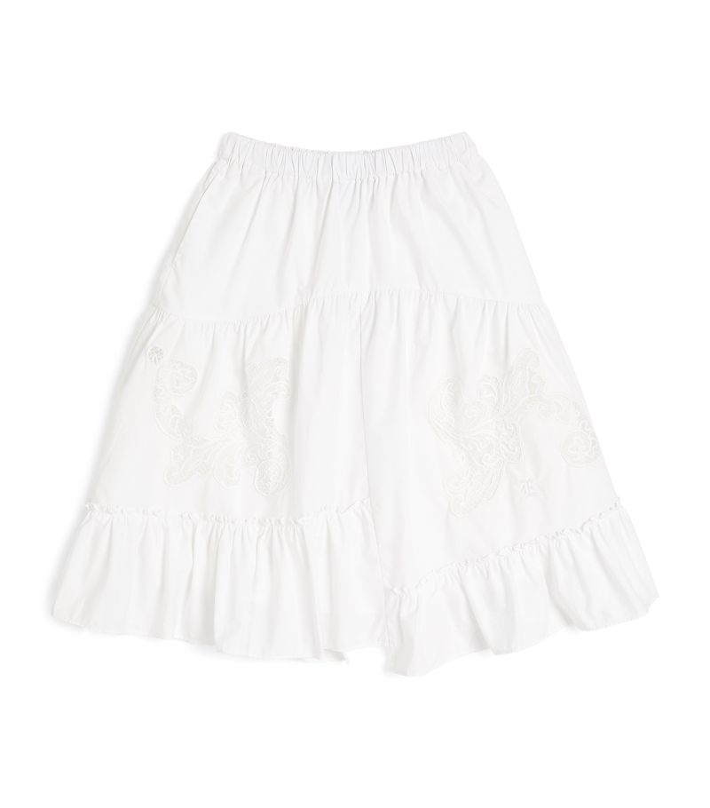 Ermanno Scervino Junior Ermanno Scervino Junior Lace-Detail Tiered Skirt (4-14 Years)