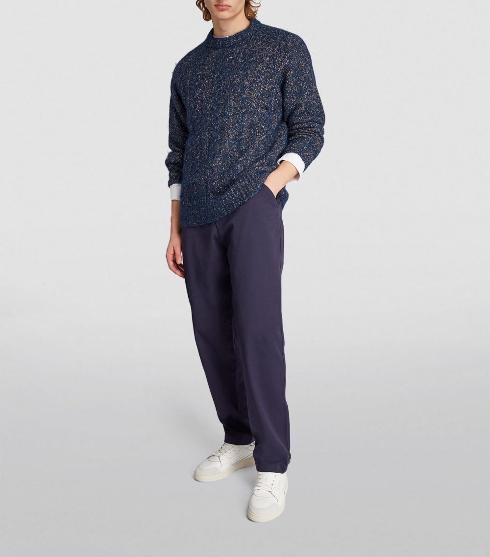 Norse Projects Norse Projects Cotton-Blend Crew-Neck Sweater