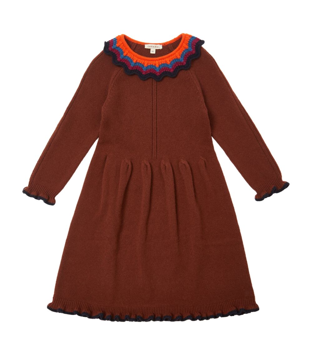 Caramel Caramel Wool-Blend Amberley Dress (3-6 Years)