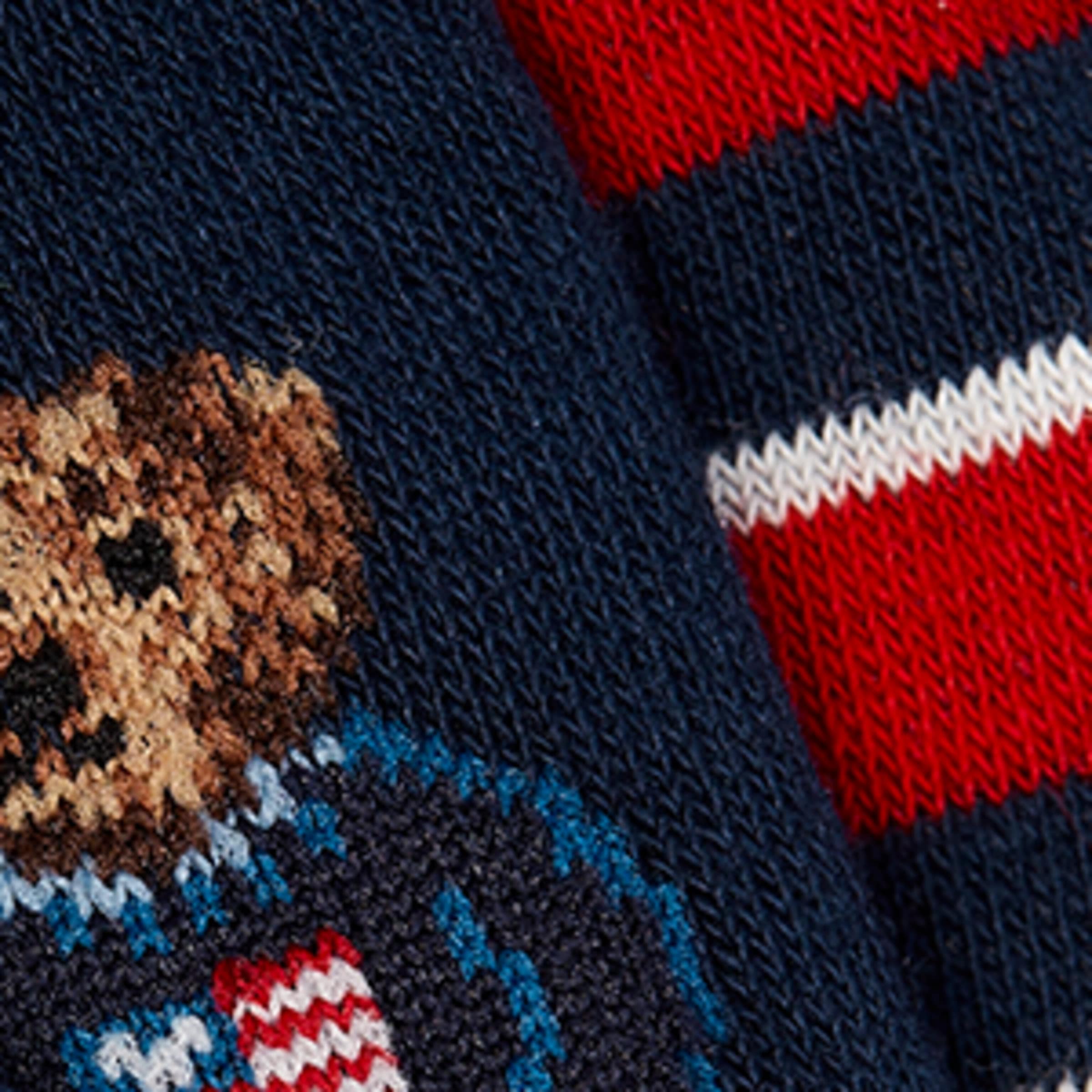 Polo Ralph Lauren Polo Ralph Lauren Polo Bear Striped Socks