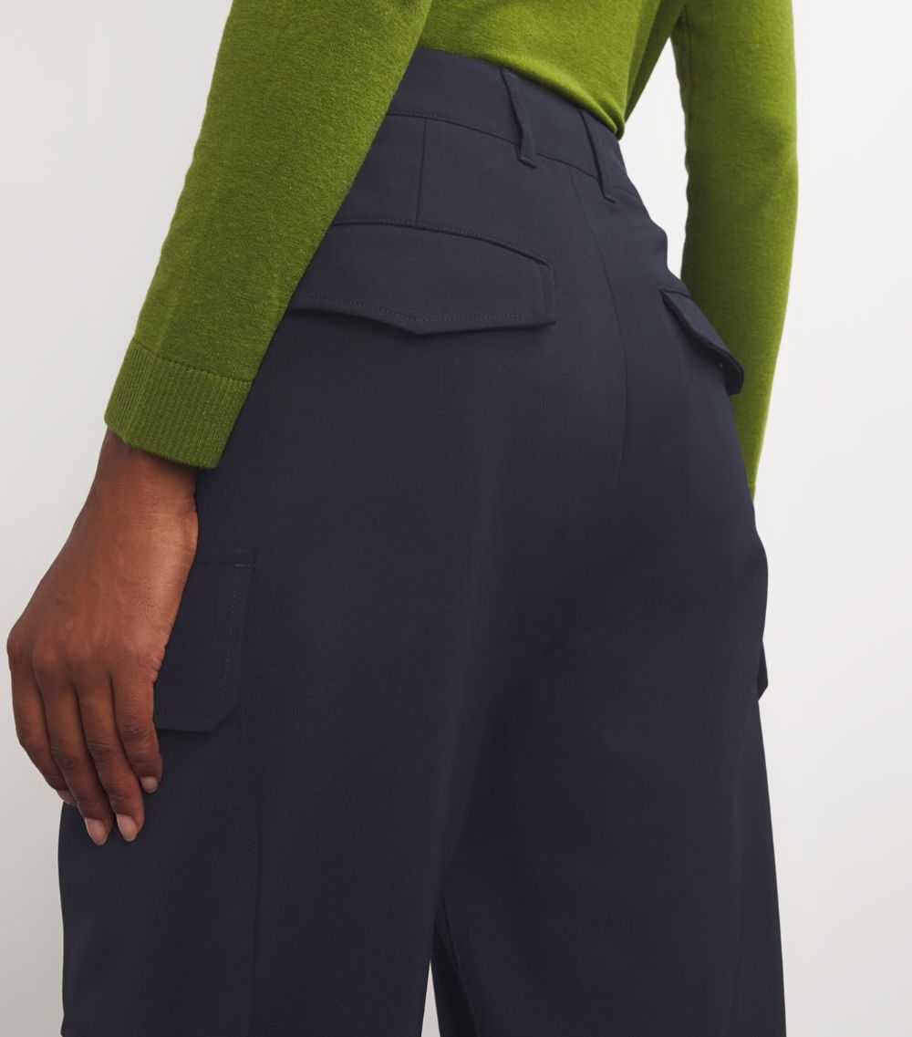 Weekend Max Mara Weekend Max Mara Cropped Straight Cargo Trousers