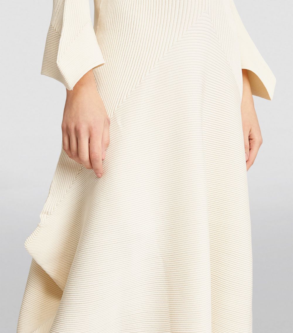 Issey Miyake Issey Miyake Knitted Exuberance Midi Dress