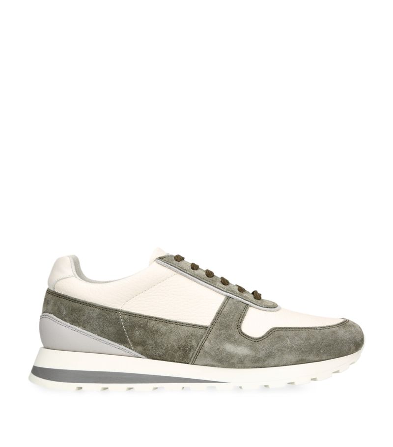 Brunello Cucinelli Brunello Cucinelli Calfskin-Suede Runner Sneakers