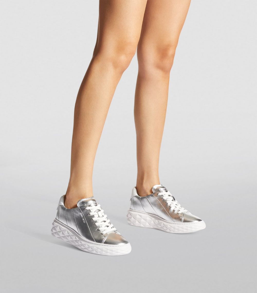 Jimmy Choo Jimmy Choo Diamond Light Maxi Leather Sneakers